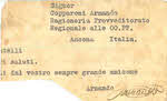 Lt D.W. Gay's War Effort - Fragment of Letter with Address 
