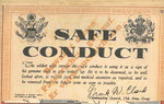 Lt D.W. Gay's War Effort - 15th Army Group Safe Conduct 