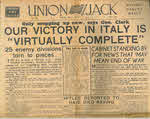 Lt D.W. Gay's War Effort - Union Jack newspaper 1 May 1945 (top) 