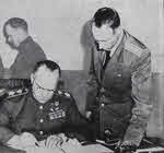 Marshal Zhukov signs German surrender, Berlin