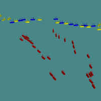 VRML Map of Battle of Trafalgar