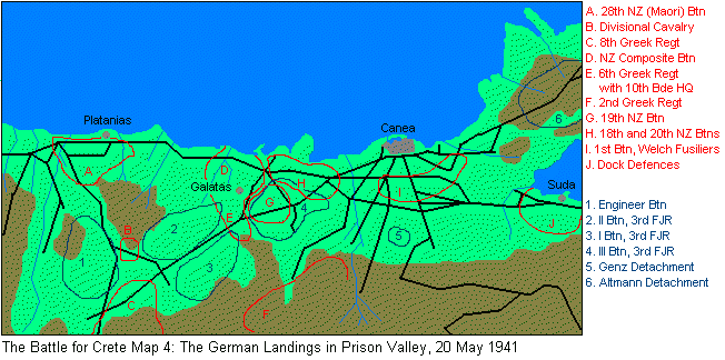 Battle of Crete: The German Landing in Prison Valley, 20 May 1941