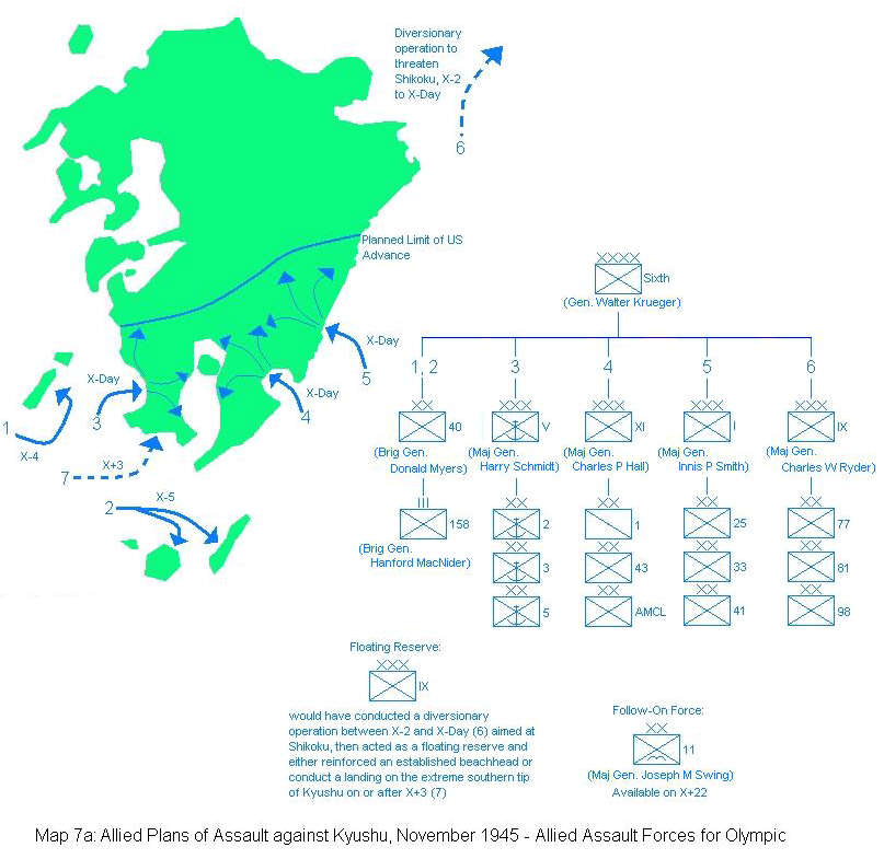 Operation Downfall: Allied forces for Operation Olympic