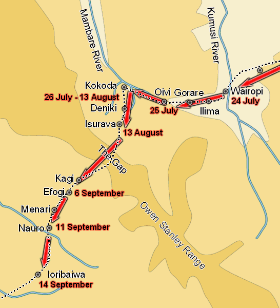 Kokoda Trail - The Japanese Advance