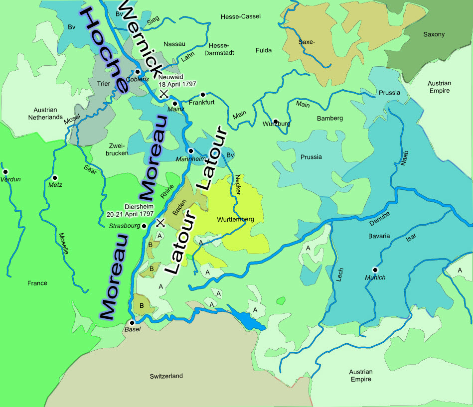 War of the First Coalition - Rhine Front 1797 