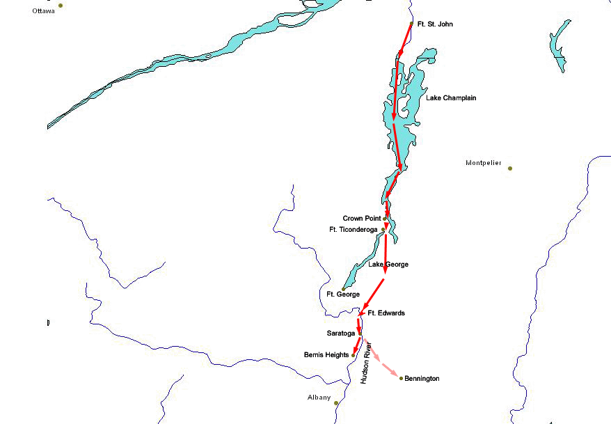 The Saratoga Campaign, 1777