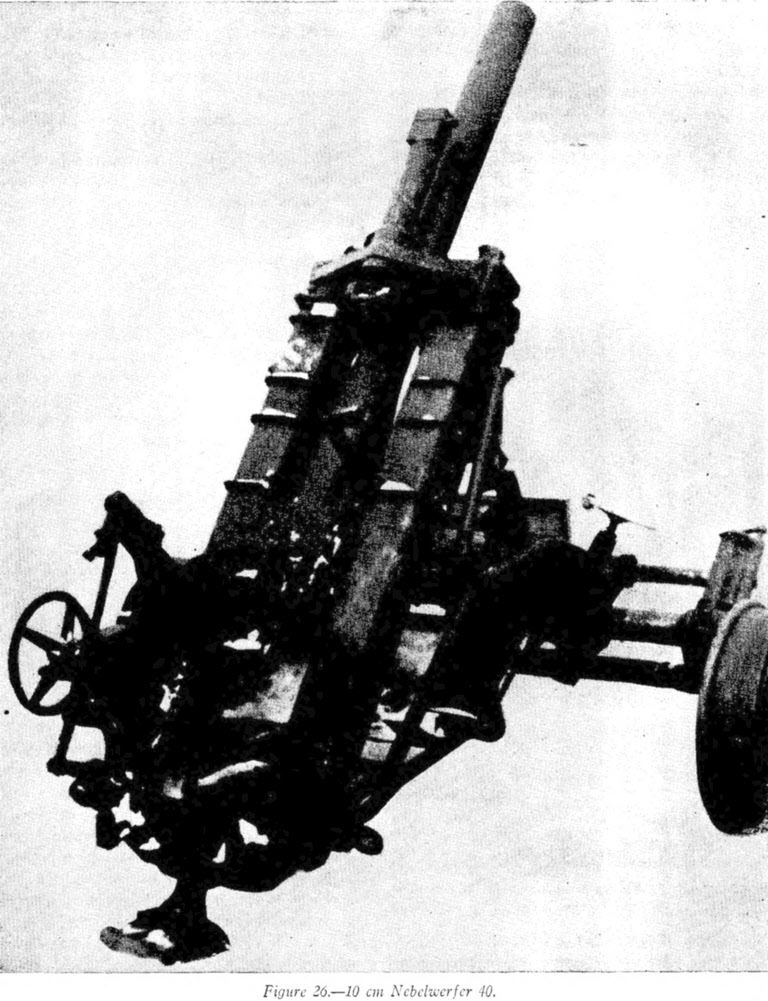 10cm Nebelwerfer 40 from the rear