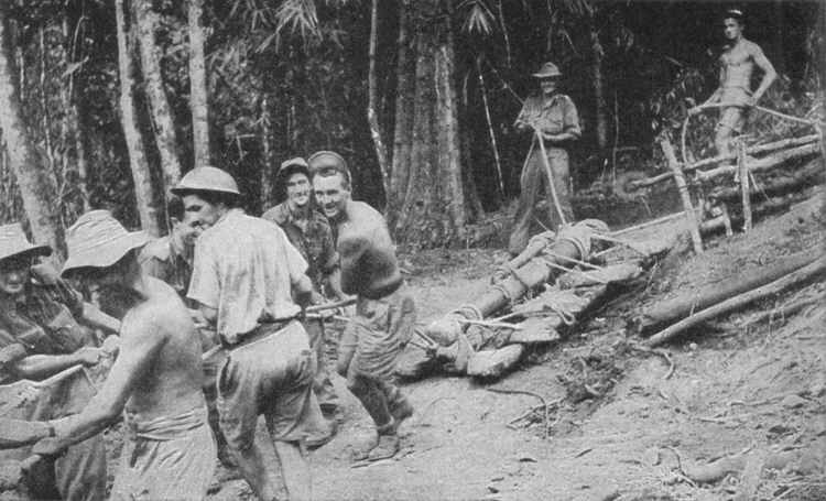 25-pounder on the Kokoda Trail 