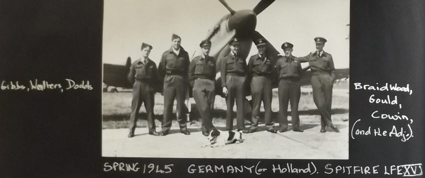 Pilots of No.322 Squadron in Germany, 1945 