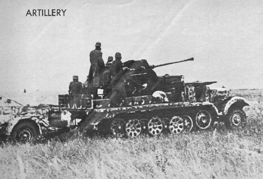 3.7cm FlaK36 auf Fahrgestell Zugkraftwagen 5t (Sd Kfz 6/2) 