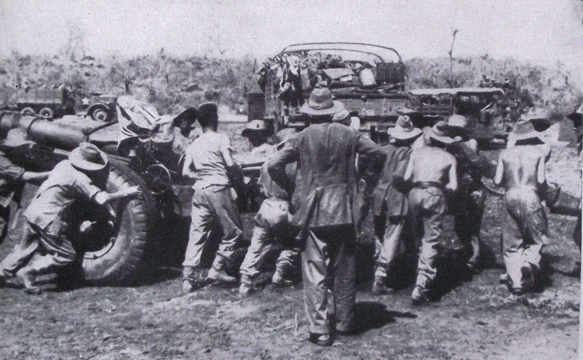 6in Howitzer at Mount Popa, Burma 
