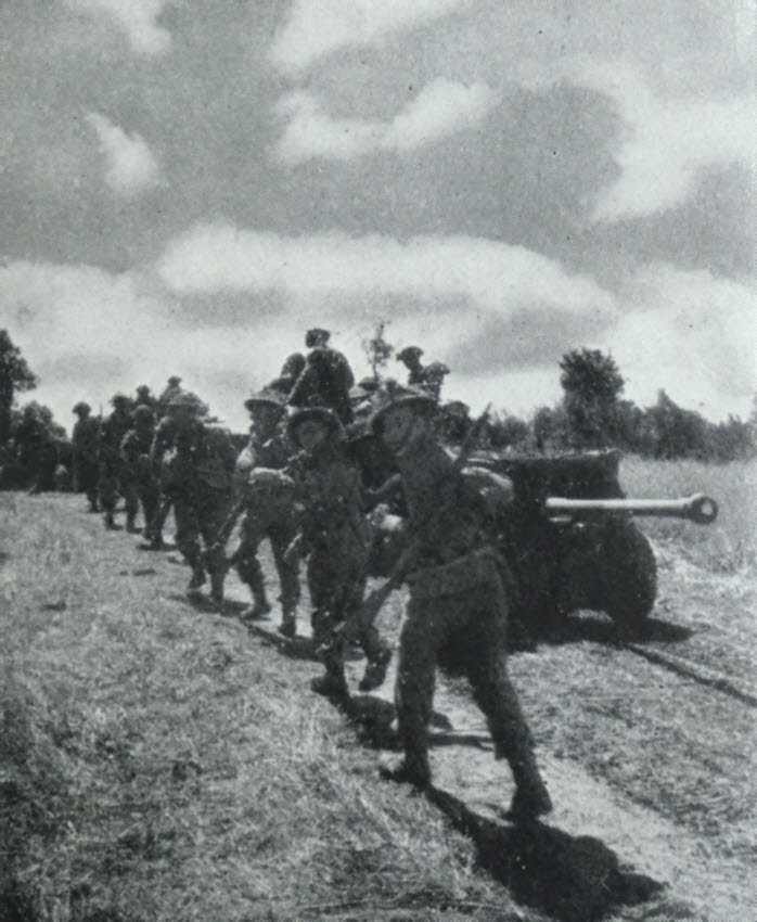 Ordnance 6-pounder anti-tank gun, Bois de Homme, 1944 
