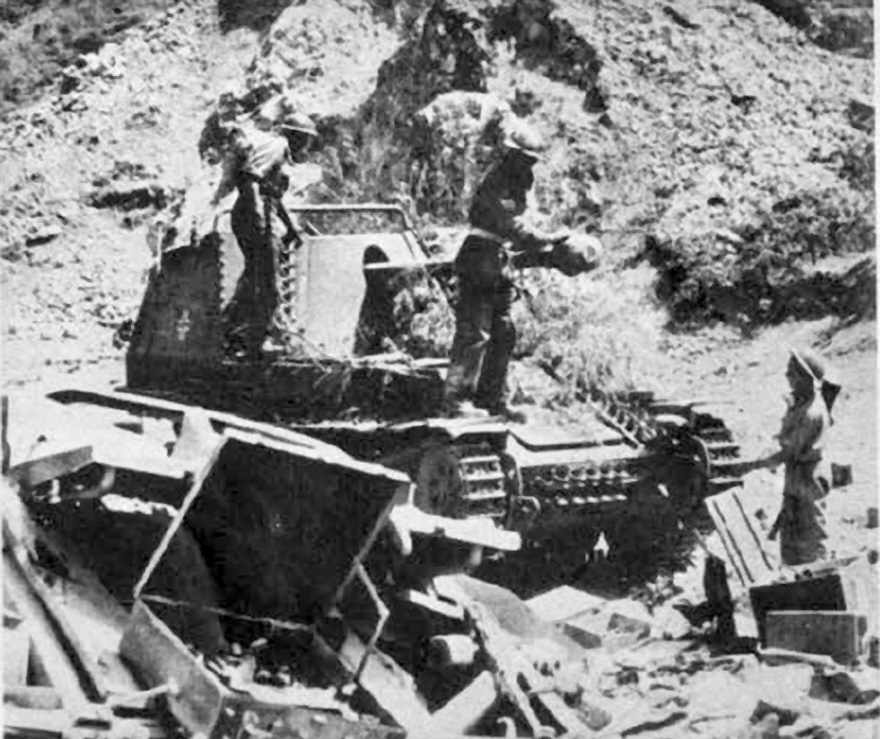 Captured Panzerjager 38(t) fur 7.5cm PAK 40, ausf M (Marder III) 