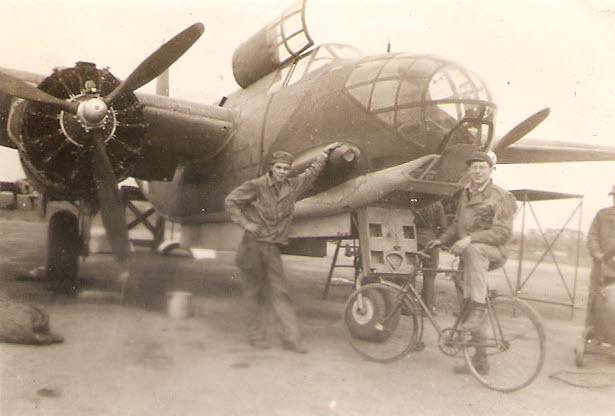 Front view of Douglas A-20C 