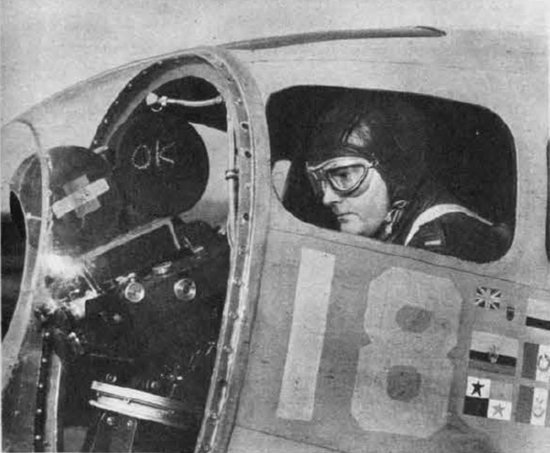 Nose camera in Douglas A-20 