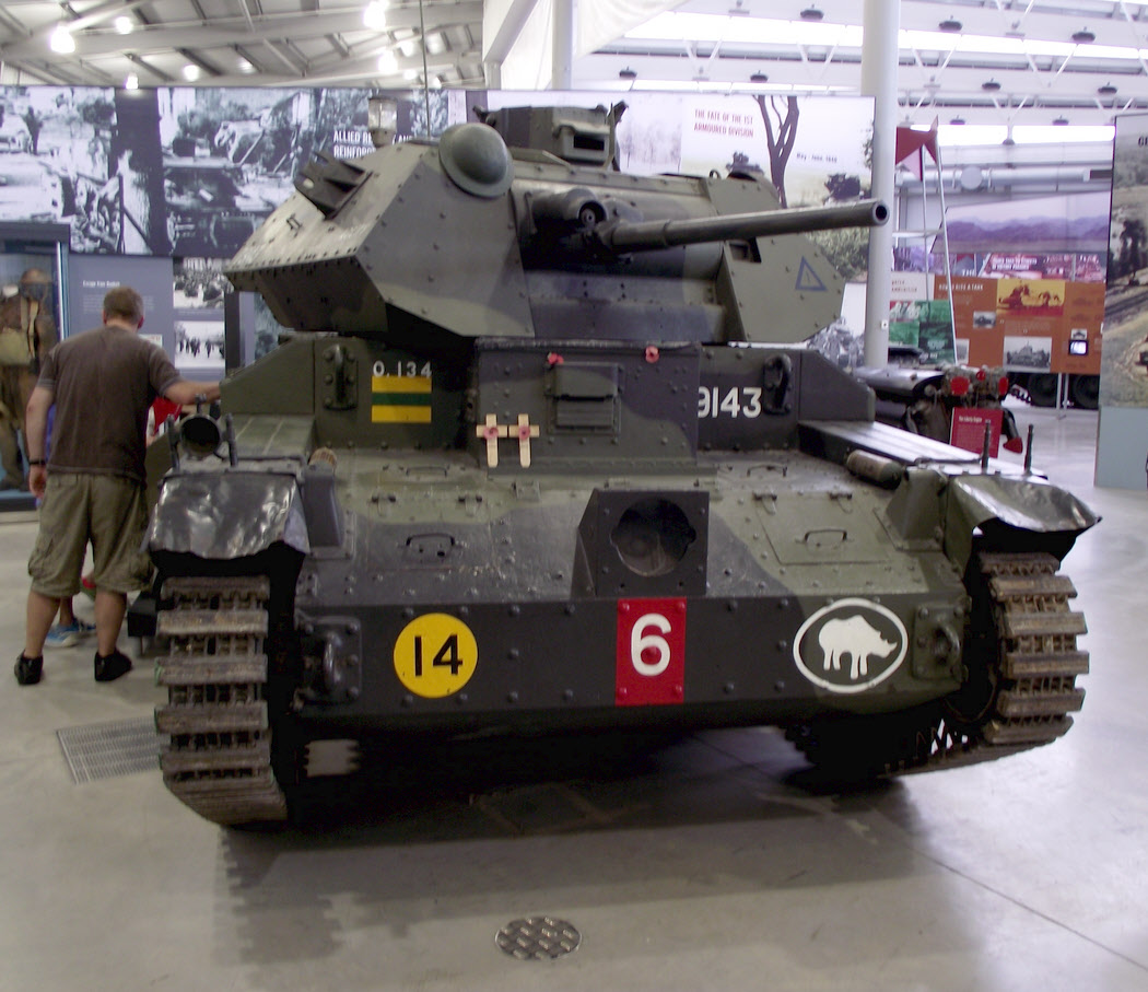 Cruiser Tank Mk III (A13) from the front