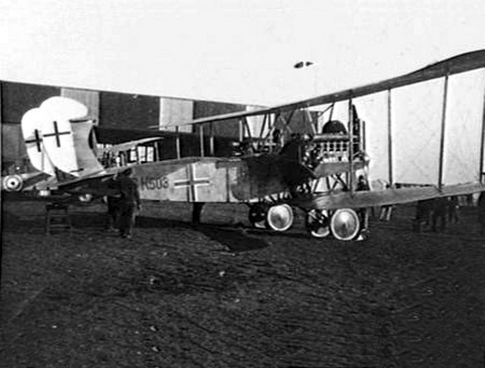 A.E.G. G.IV from the right, 1918 