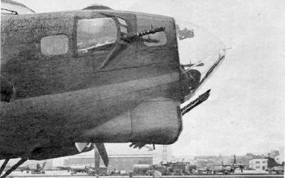 Nose of Boeing B-17G 