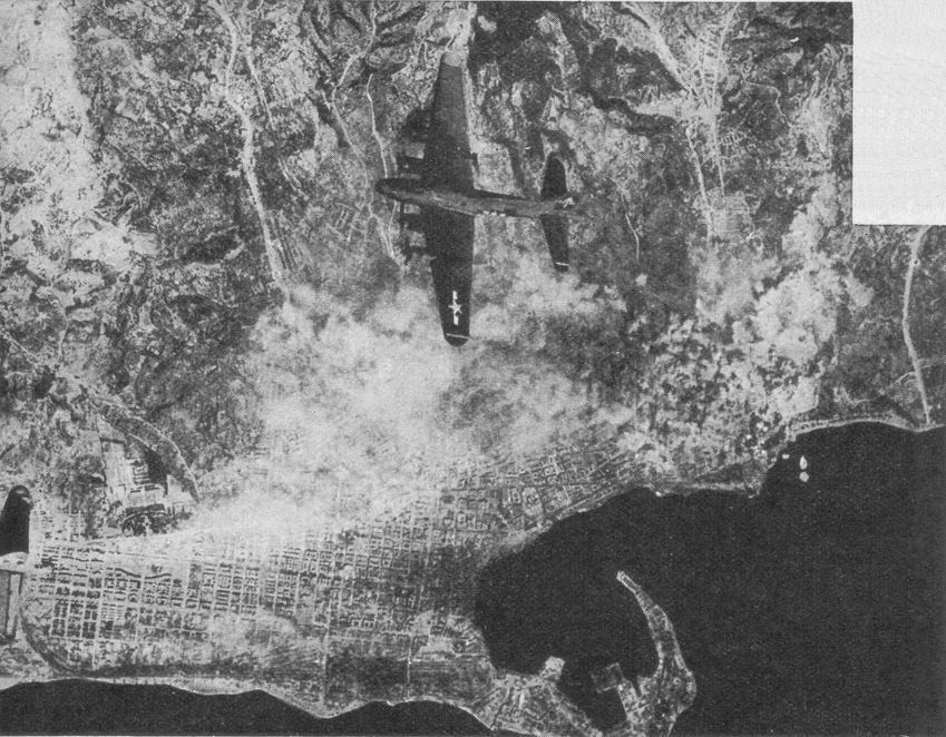 B-17 Flying Fortress over Messina