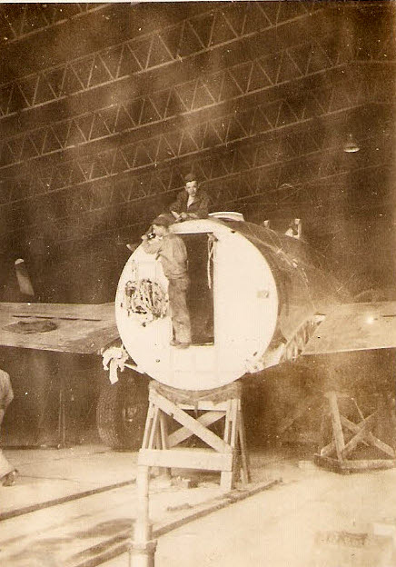 Front half of B-17 Flying Fortress 