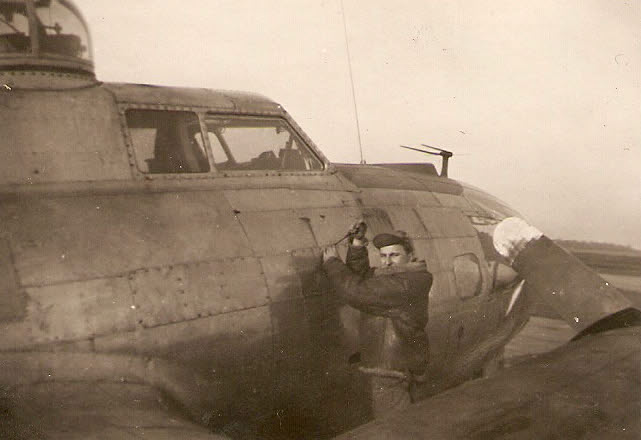 Removing Skin from B-17 for Repairs