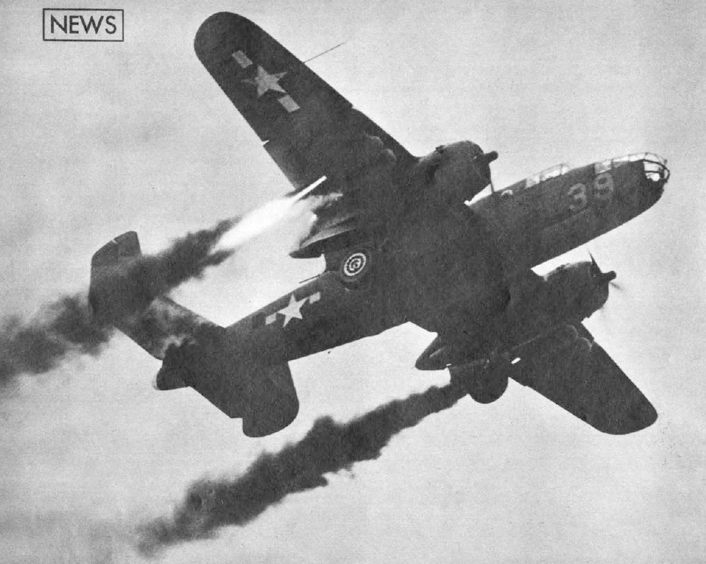 Jet Assisted Take Off of North American B-25 Mitchell 