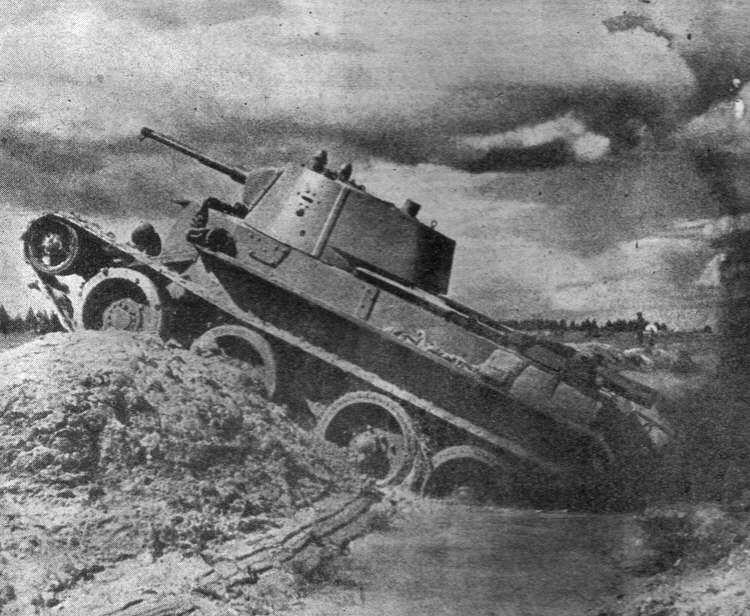 Side view of BT-7 Model 1937 Fast Tank