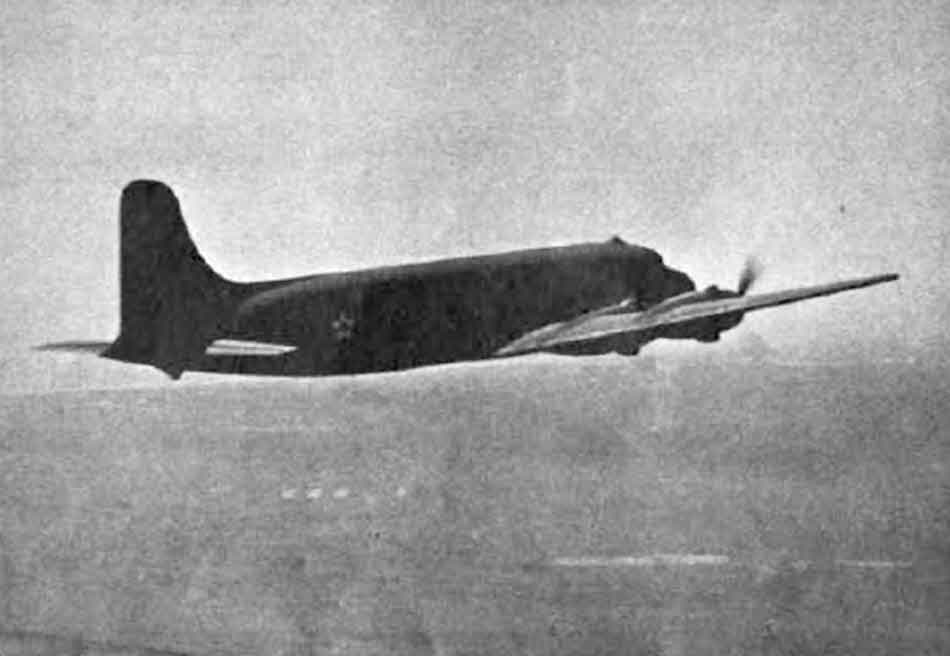 Douglas C-54 Skymaster from the Right 