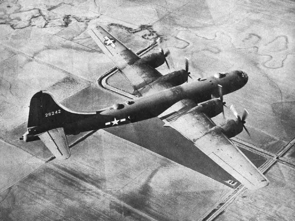 Boeing F-13A Superfortress from above 