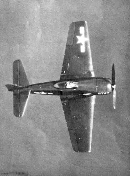 Grumman F8F Bearcat from Above 