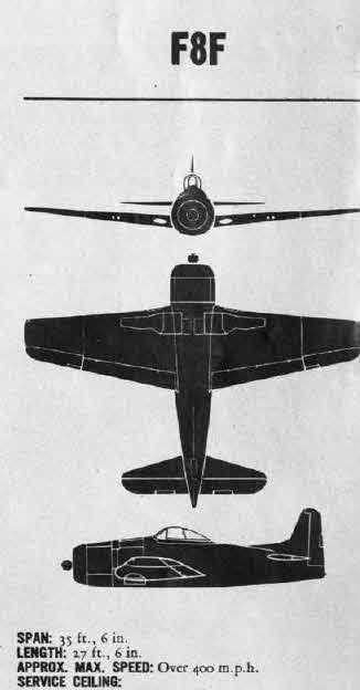 Plans of the Grumman F8F Bearcat 