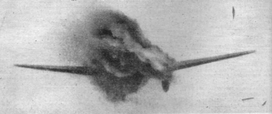 Heinkel He 111 explodes
