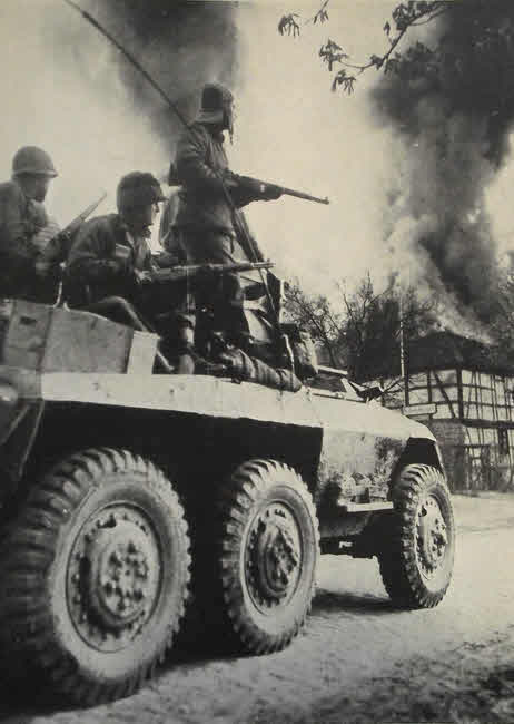 M20 Armoured Utility Car close to Elbe 
