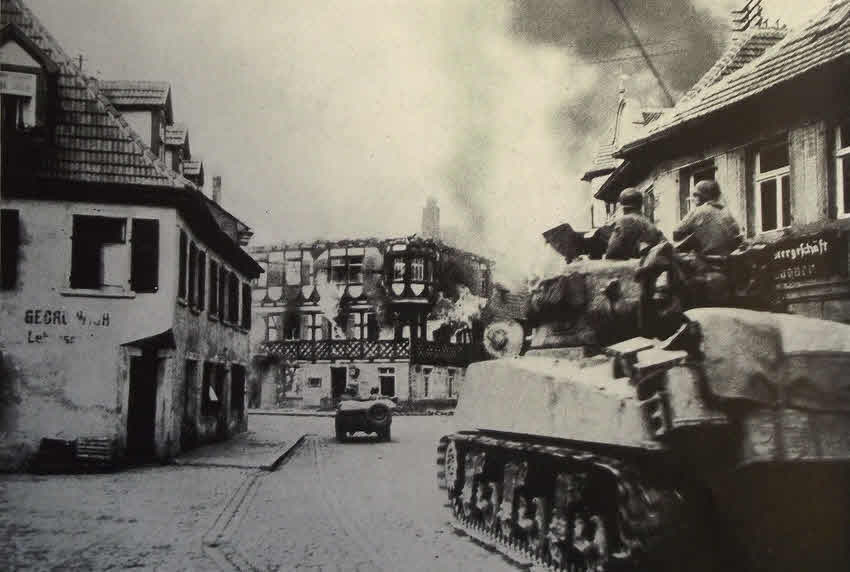 M4A3(76) at Kronach, 1945 