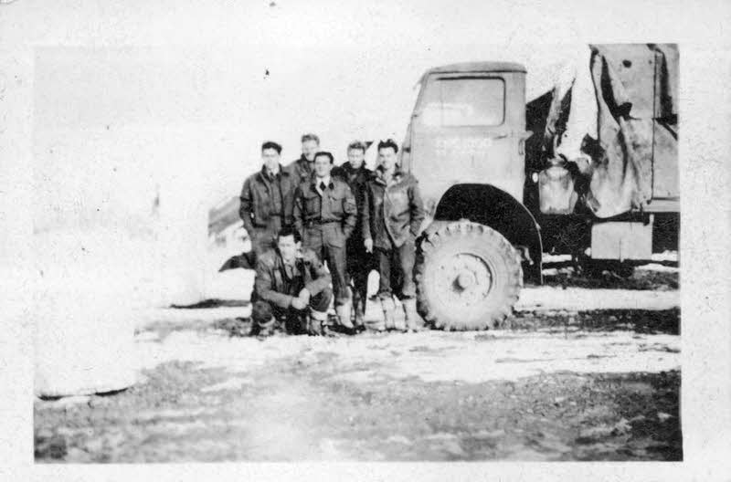 Motor Transport Yard, Forli, March 1945 