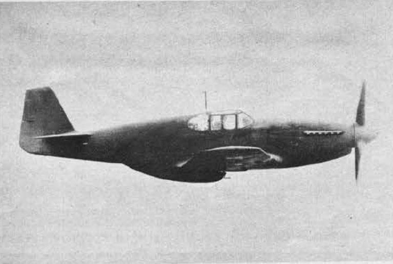 North American P-51B from the Right 