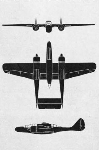 Plans of Northrop P-61 Black Widow 