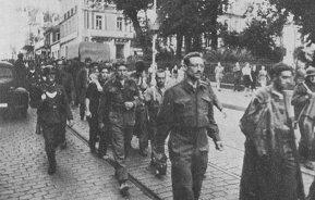 POWs captured at Dieppe .