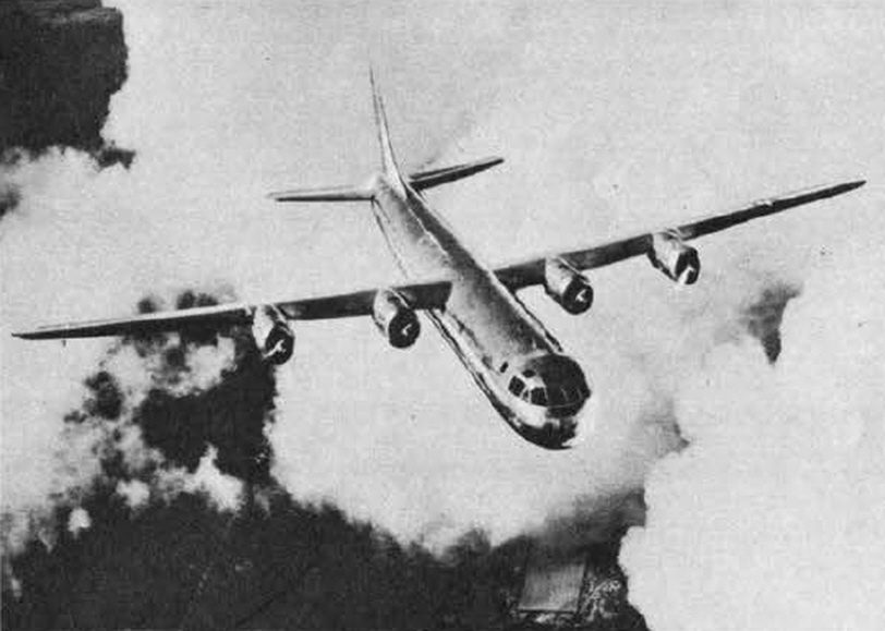 Consolidated R2Y Liberator Liner from the front 