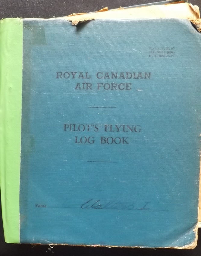 Cover of RCAF Pilot's Flying Log Book 