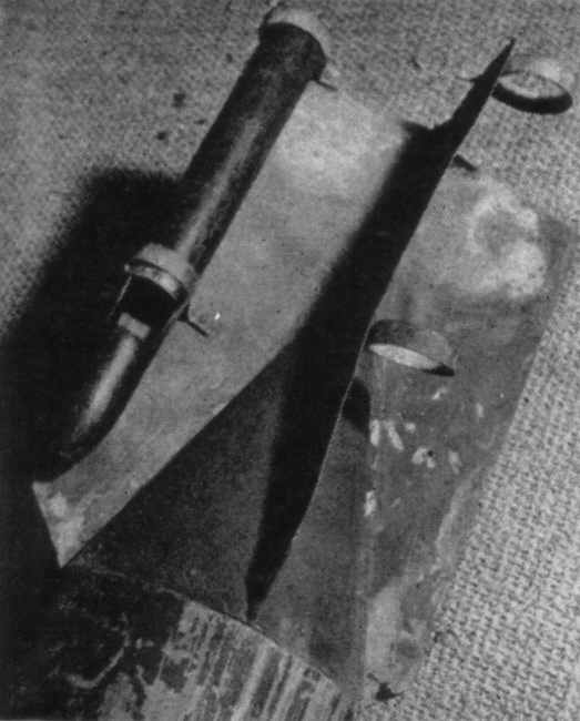 Tail of SC 50 HE bomb