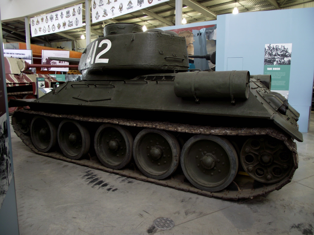 T-34-85 Medium Tank from the left