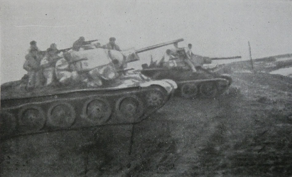 T-34 Model 1943s in the Ukraine, 1944 