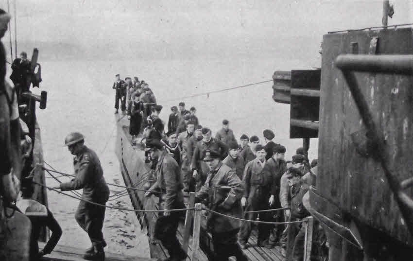 U-249 surrenders at Waymouth 