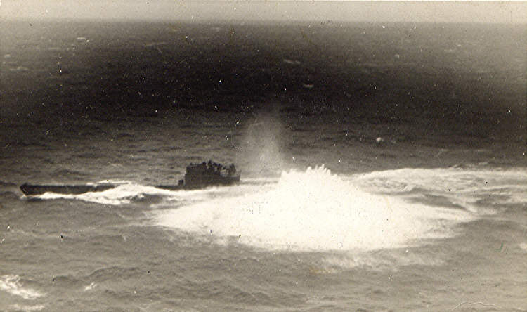 U-288 under attack