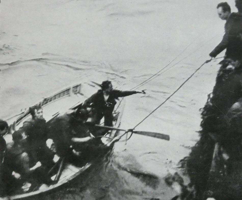 Survivors from U-744