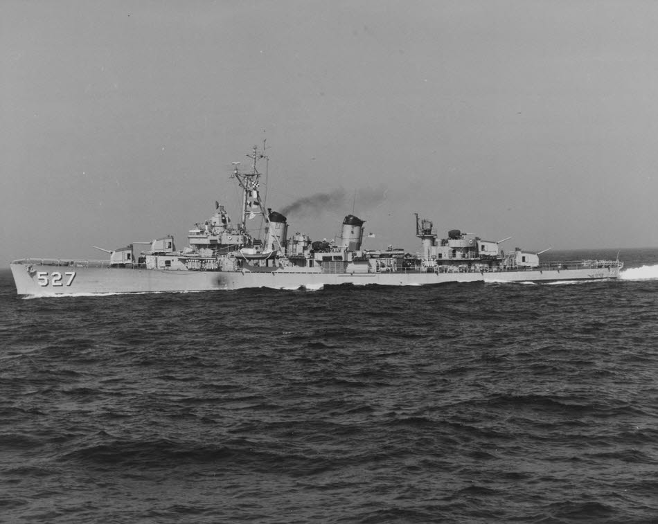 USS Ammen (DD-527), Newport Rhode Island, 1953 