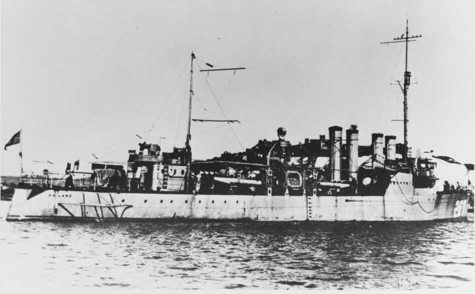 USS Ballard (DD-267) in European Waters, 1920 