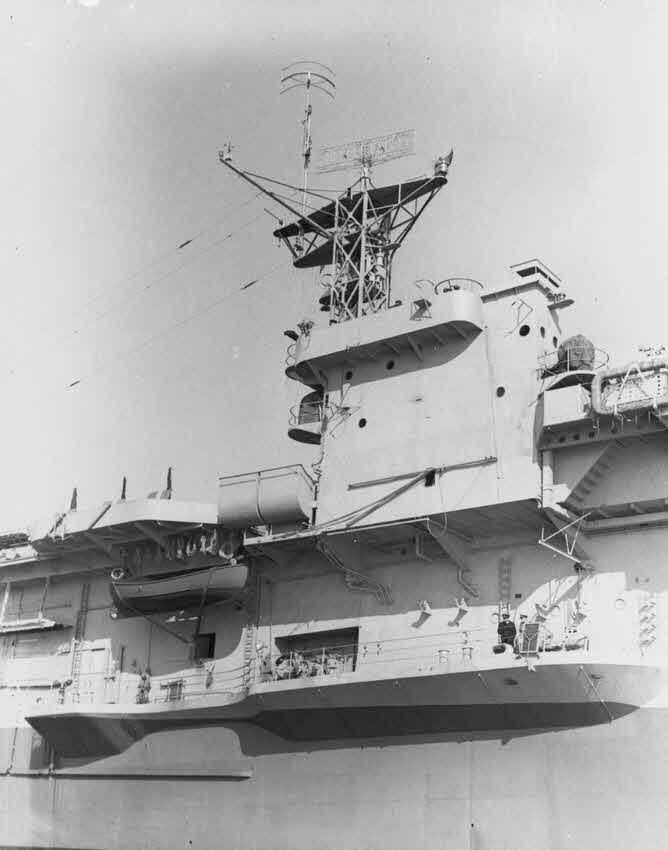 Island area of USS Block Island (CVE-21) 