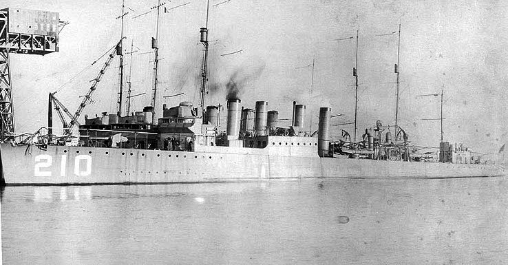 USS Broome (DD-210), c.1919-20 